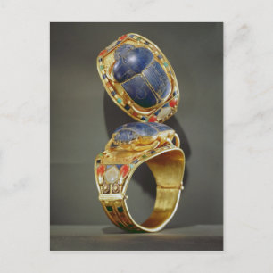 Armband aus dem Grab von Tutankhamun Postkarte