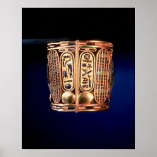 Armband mit der Karikatur von Psusennes I Poster