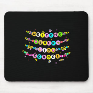 Armband-Perlen Willkommen zurück zur Schule Erster Mousepad