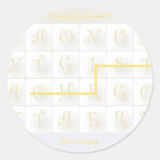 Armband Runder Aufkleber