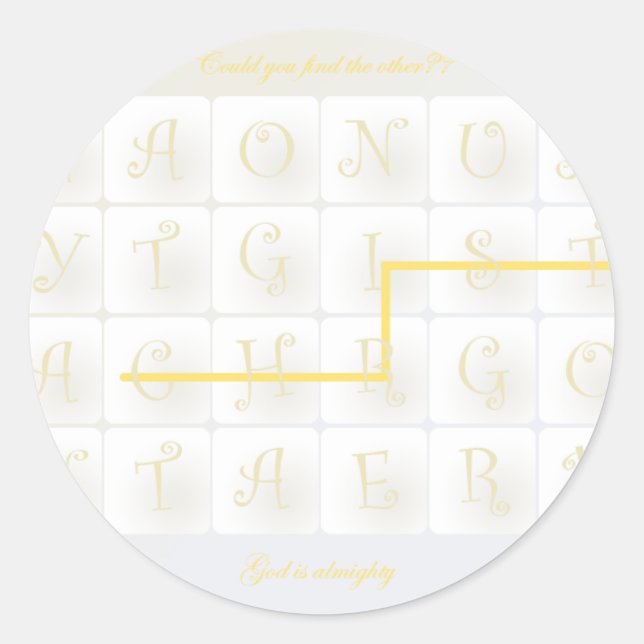 Armband Runder Aufkleber (Vorderseite)