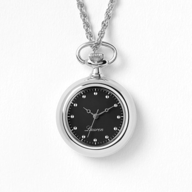 Armbanduhr aus personalisiertem Silber (Vorderseite)