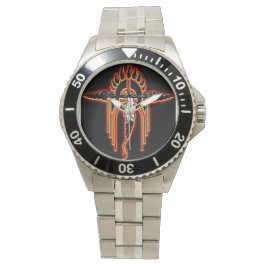 Armbanduhr aus rostfreiem Stahl