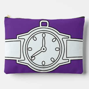 Armbanduhr Lila Zubehörtasche