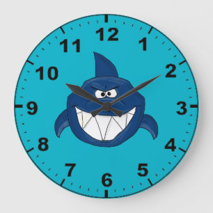 Armbanduhren für Shark-Design Große Wanduhr