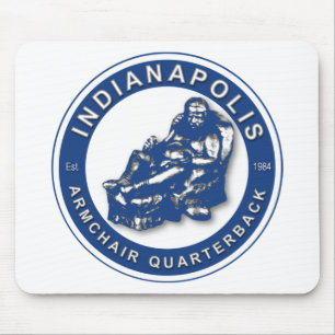 ARMCHAIR QB - Indianapolis Mousepad