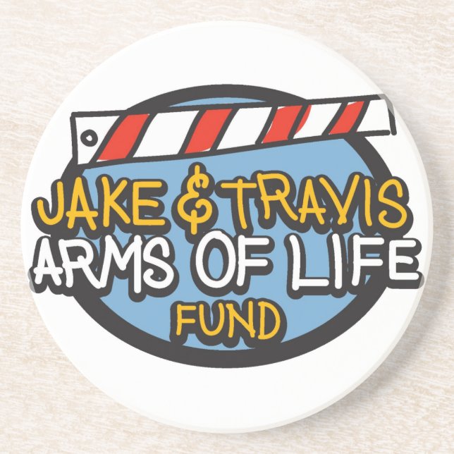 Arme des Leben-Sandstein-Untersetzer Sandstein Untersetzer (Vorne)