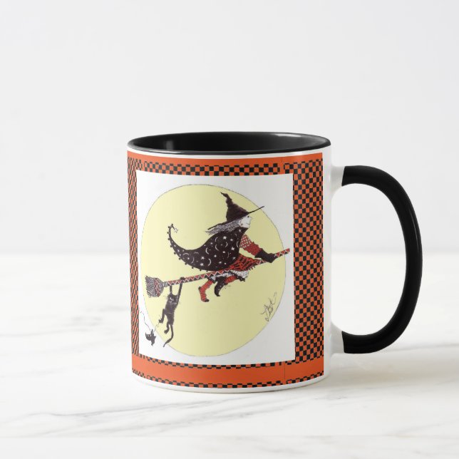 "Arme Katzen-" Halloween-Tasse Tasse (Rechts)