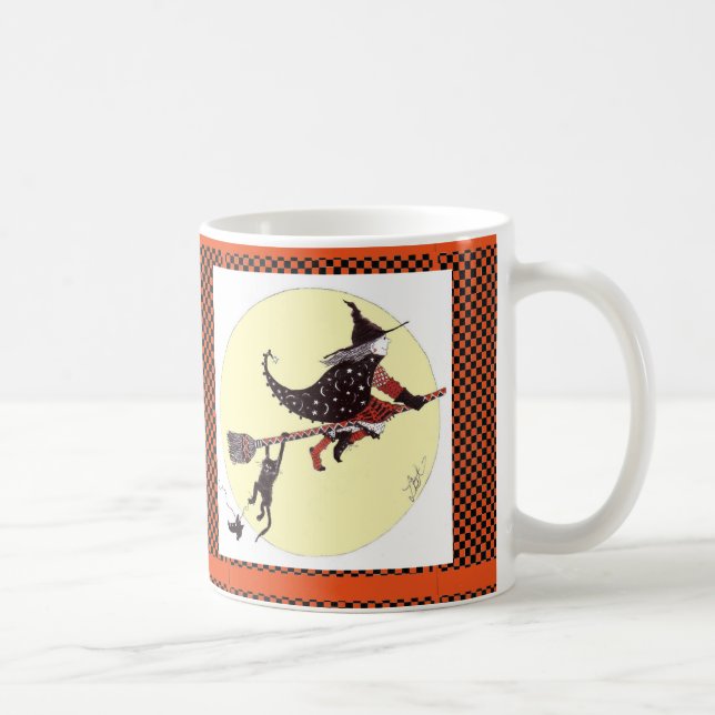 "Arme Katzen-" Halloween-Tasse Tasse (Rechts)