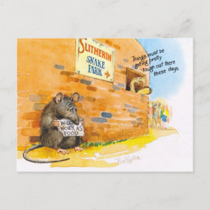 Arme Postkarte