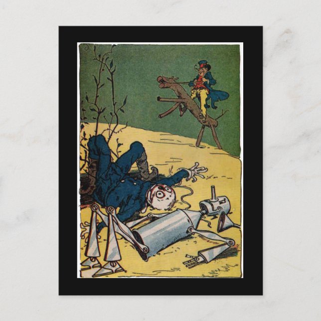 Arme Skelette und TinMan Postkarte (Vorderseite)