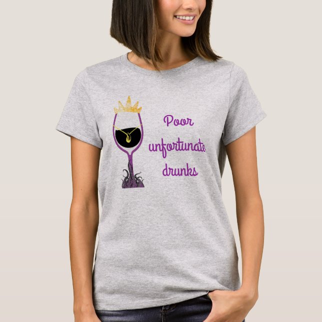 Arme unglückliche Trunkenen - Bad Girls Drinking C T-Shirt (Vorderseite)