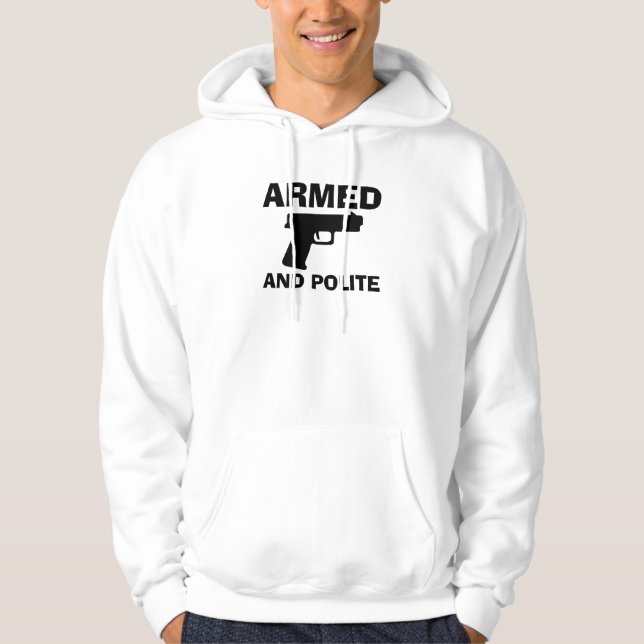 ARMED AND POLITE Men Hoodie (Vorderseite)