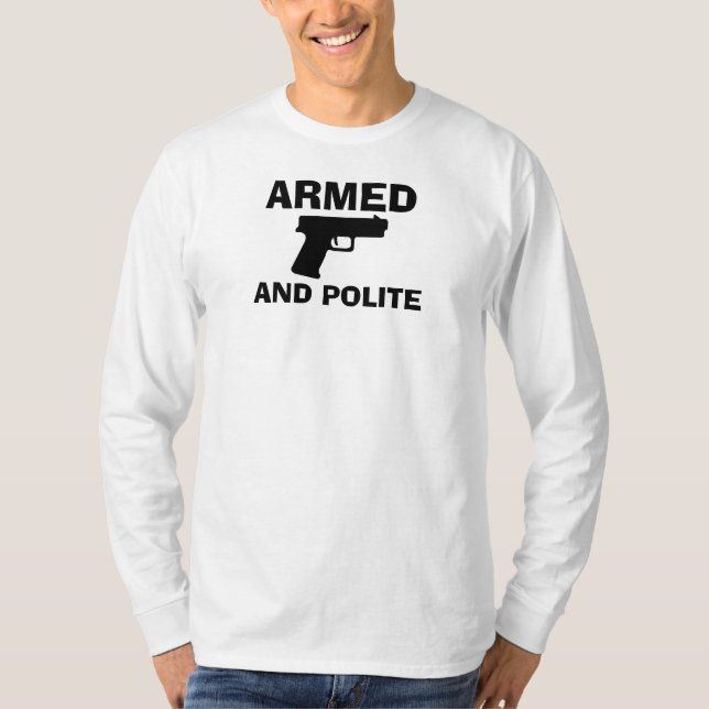 ARMED AND POLITE Men's Long Sleeve T - Shirt (Vorderseite)