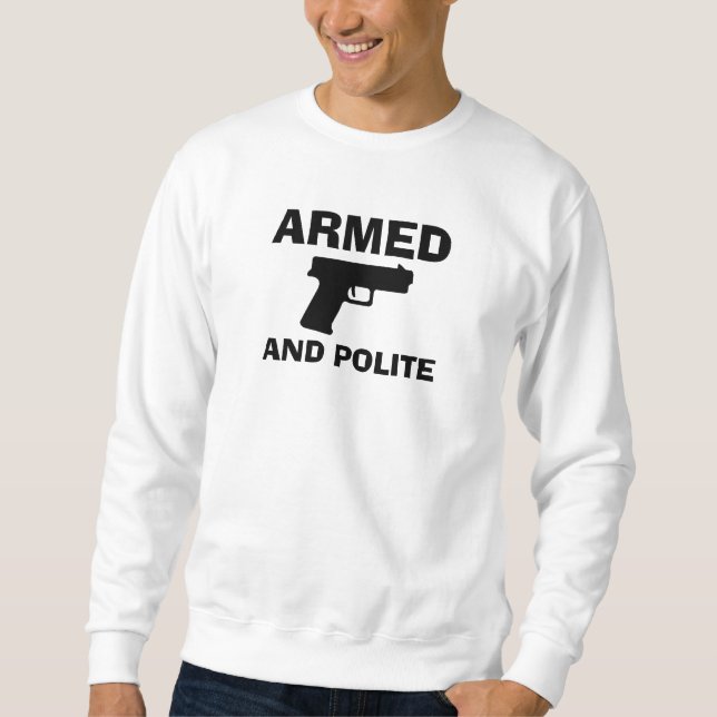 ARMED AND POLITE Men's Sweatshirt (Vorderseite)