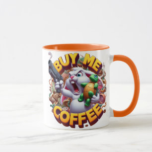 Armed Bunny und Turtle Duel kaufen mir einen Kaffe Tasse