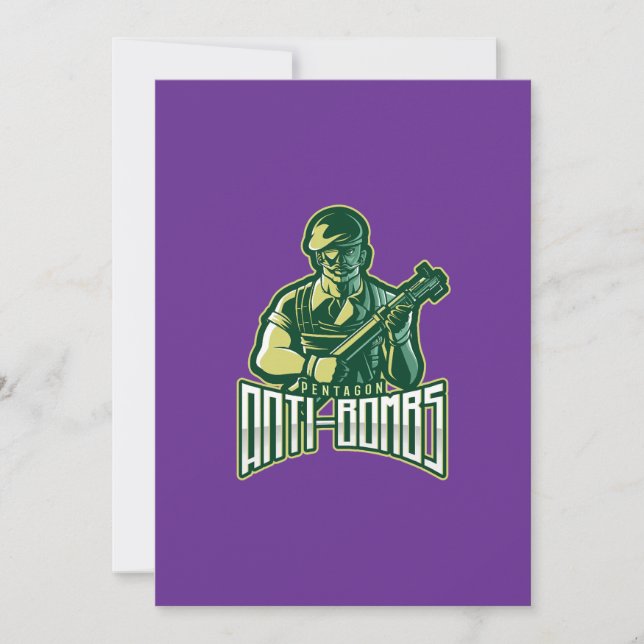 Armed Forces Pride Logo | Gaming & Equality Einladung (Vorderseite)