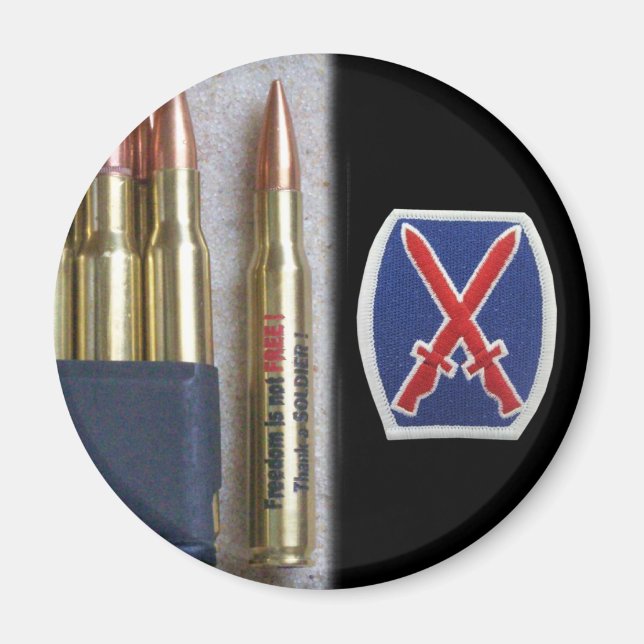 Armee 10. Berg div iraq nam vet vfw Magnet (Vorne)