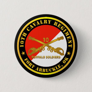 Armee - 10. Kavallerie-Regiment - Fort Arbuckle, O Button