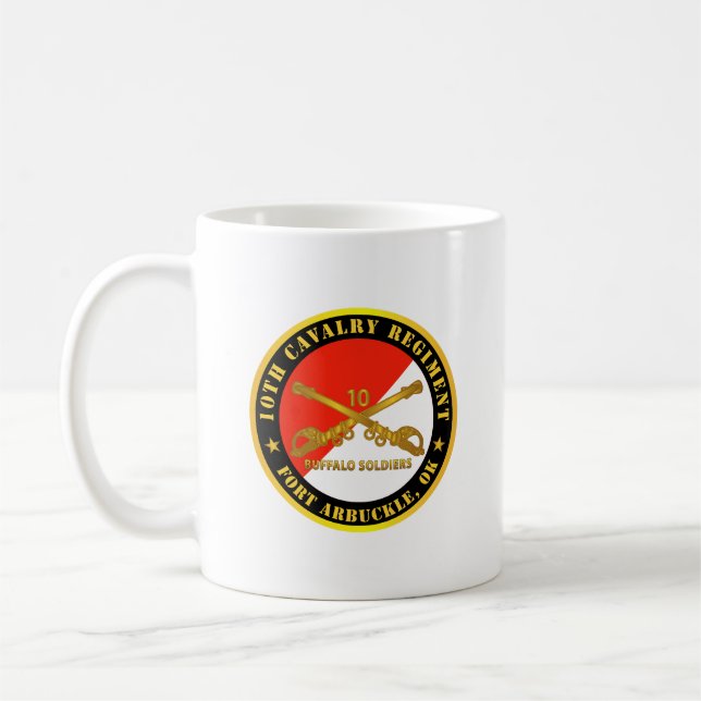 Armee - 10. Kavallerie-Regiment - Fort Arbuckle, O Kaffeetasse (Links)