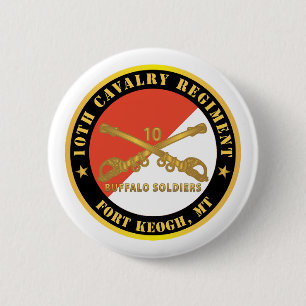 Armee - 10. Kavallerie-Regiment - Fort Keogh, MT - Button
