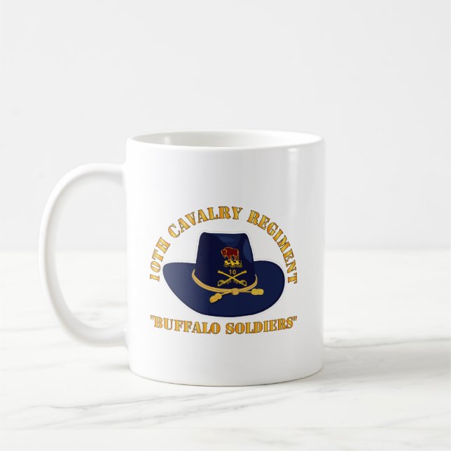 Armee - 10. Kavallerie Regiment w Cav Hat Kaffeetasse (Links)