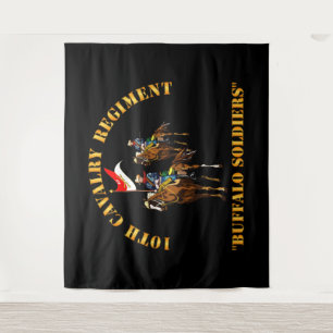 Armee - 10. Kavallerie Regiment w Cavalrymen Wandteppich