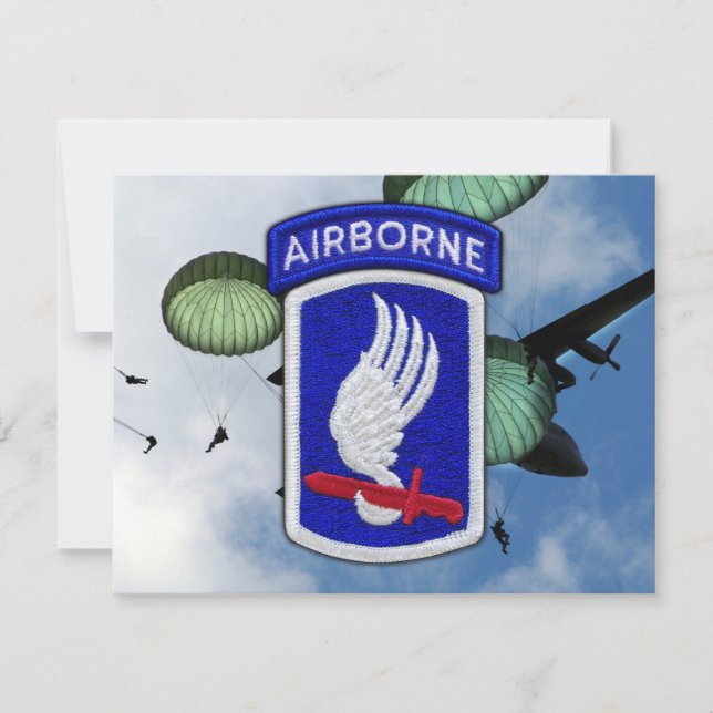 Armee 173. im Flugzeug "Brigade nam patch" (Vorderseite)