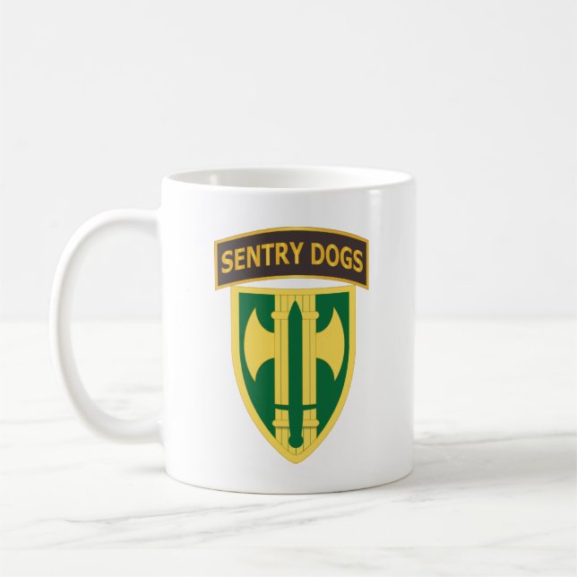 Armee - 18. MP Brigade - Eintrittskarten-Register  Kaffeetasse (Links)