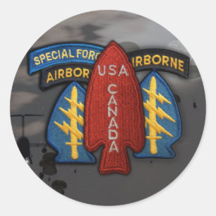 Armee 1. Spezialeinsatztruppe ww2 Patchaufkleber Runder Aufkleber