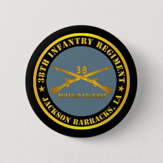 Armee - 38. Infanterie-Regime - Buffalo Soldiers - Button