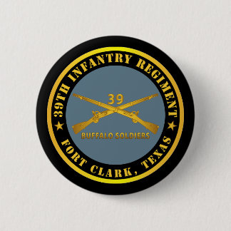 Armee - 39. Infanterie-Regime - Buffalo Soldiers - Button