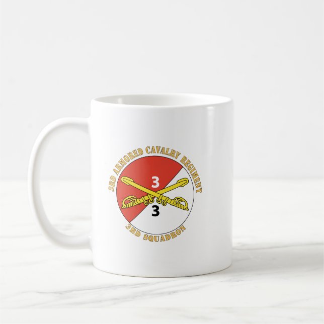 Armee - 3. Squadron - 3. Armored Cavalry Regiment Kaffeetasse (Links)