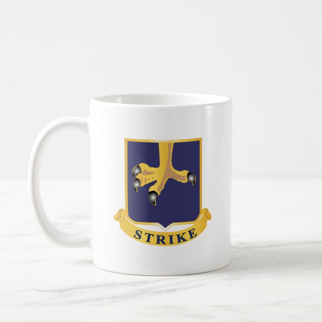 Armee - 502. Infanterie-Regt - DUI, zwei Text Kaffeetasse (Links)