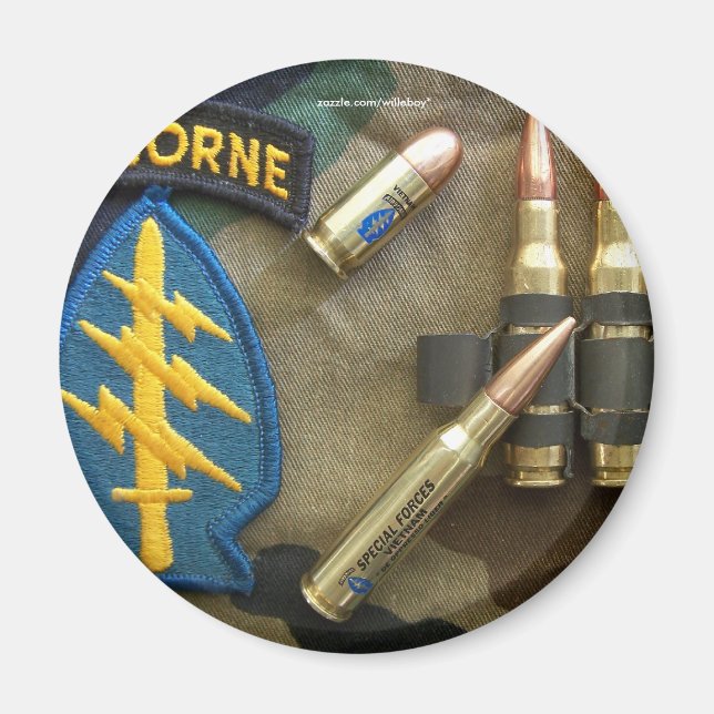 Armee 5. grüne Berets Spezialkräfte Namenmagnete Magnet (Vorne)