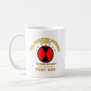 Armee - 7. Infanterieabteilung - Ft Ord.pn Kaffee Kaffeetasse