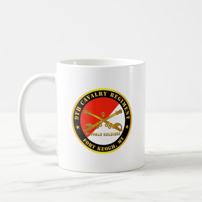 Armee - 9th Cavalry Regiment - Fort Keogh, MT - Bu Kaffeetasse (Links)