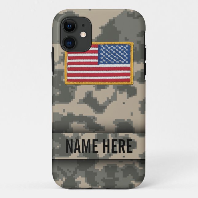 Armee-Art-Digital-Tarnungs-Kasten Case-Mate iPhone Hülle (Rückseite)