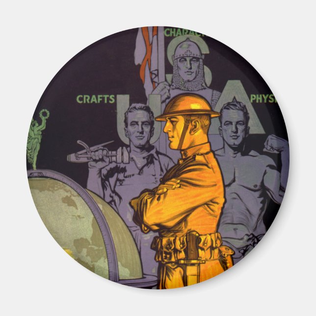 Armee baut MÄNNER Magnet (Vorne)