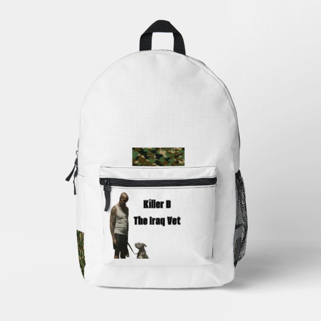 Armee Bedruckter Rucksack (Vorderseite)