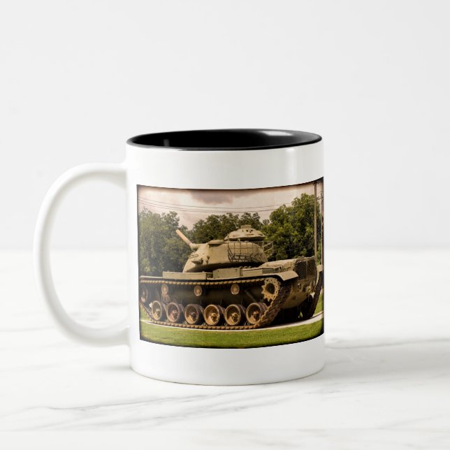 Armee-Behälter des Weltkrieg-M60 Zweifarbige Tasse (Links)