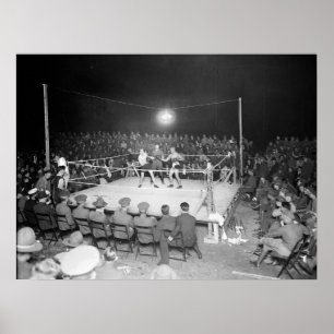 Armee-Boxveranstaltung, Zwanzigerjahre Poster