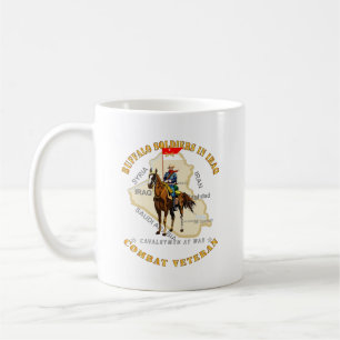 Armee - Buffalo-Soldaten im Irak - Cavalrymen Kaffeetasse