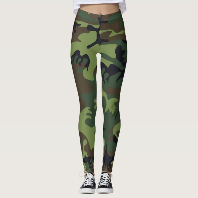 Armee-Camouflagemuster-Leggings Leggings (Vorderseite)