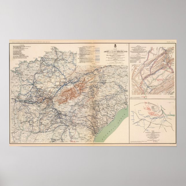 Armee der Kampagnen in Cumberland Poster (Vorne)
