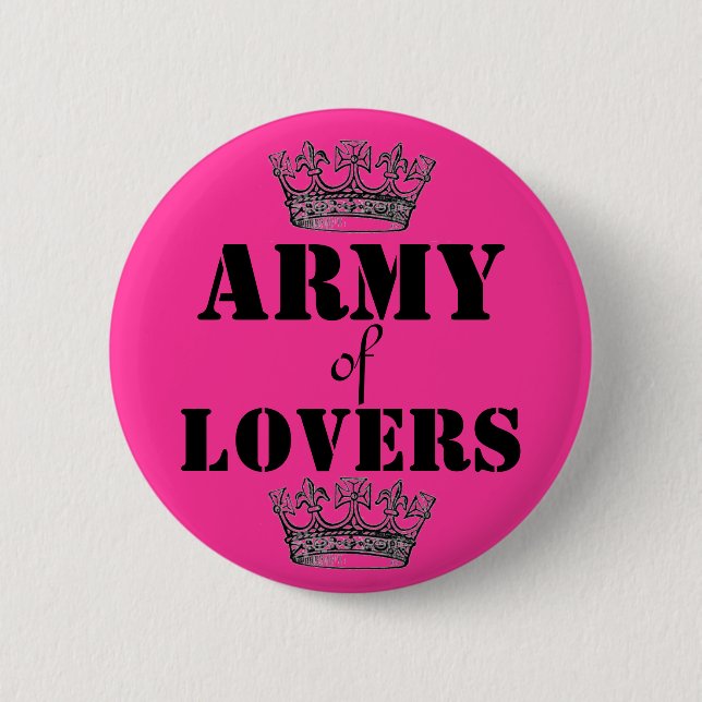 Armee der Liebhaber Button (Vorderseite)