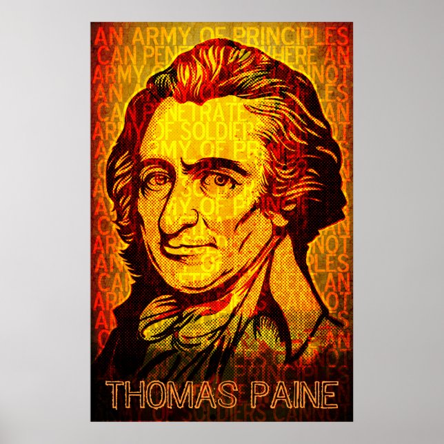 Armee der Principles Thomas Paine Print Poster (Vorne)