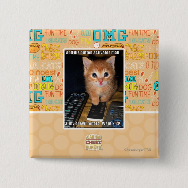 Armee der schlechten Roboter Button (Vorderseite)