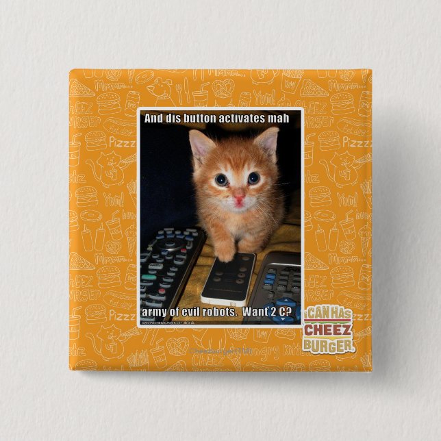 Armee der schlechten Roboter Button (Vorderseite)