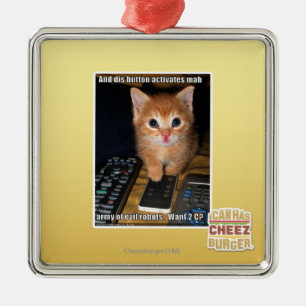 Armee der schlechten Roboter Ornament Aus Metall